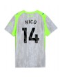 Manchester City Nico Gonzalez #14 Tredjedrakt Dame 2025-26 Korte ermer